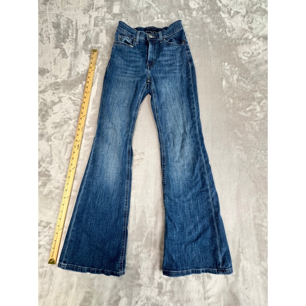 Women's AERO  Dark Wash Denim‎ Flare Leg Jeans Size 2